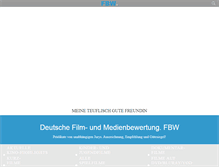 Tablet Screenshot of fbw-filmbewertung.com
